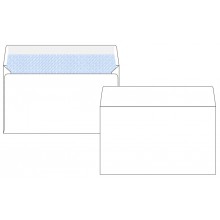 89 x 152mm Gummed Merlin White Opaqued Envelope 1000 pack 
