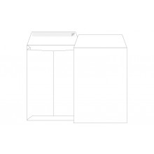 C4 Peel & Seal White Cartridge Gusset Envelope 125 pack 