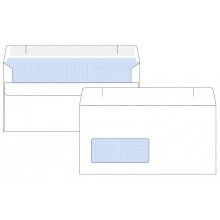 DL Self Seal Hawk White Window Opaqued Envelope 500 pack 