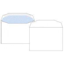 C6 Gummed Merlin White Opaqued Envelope 1000 pack 