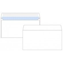 102x216mm Gummed Merlin White Opaqued Envelope 1000 pack 