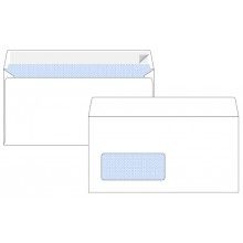 DL Peel & Seal Kestrel White Window Opaqued Envelope 500 pack 