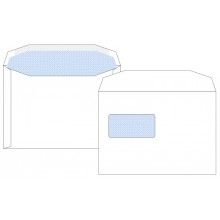 C5 Gummed Autofast White Window Opaqued Envelope 500 pack 
