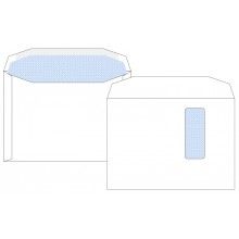 C5 Gummed Autofast White Window Opaqued Envelope 500 pack 